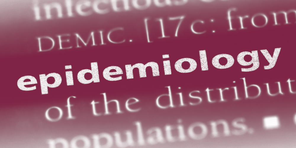 A glossary focused in on the word "epidemiology"